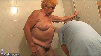 OldNanny Old Chubby lady granny sucking dick and masturbation